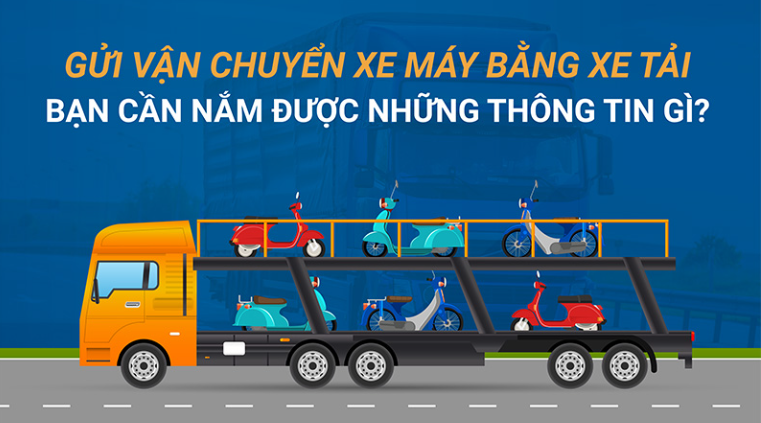 Vận chuyển xe máy và những kiến thức cần lưu ý